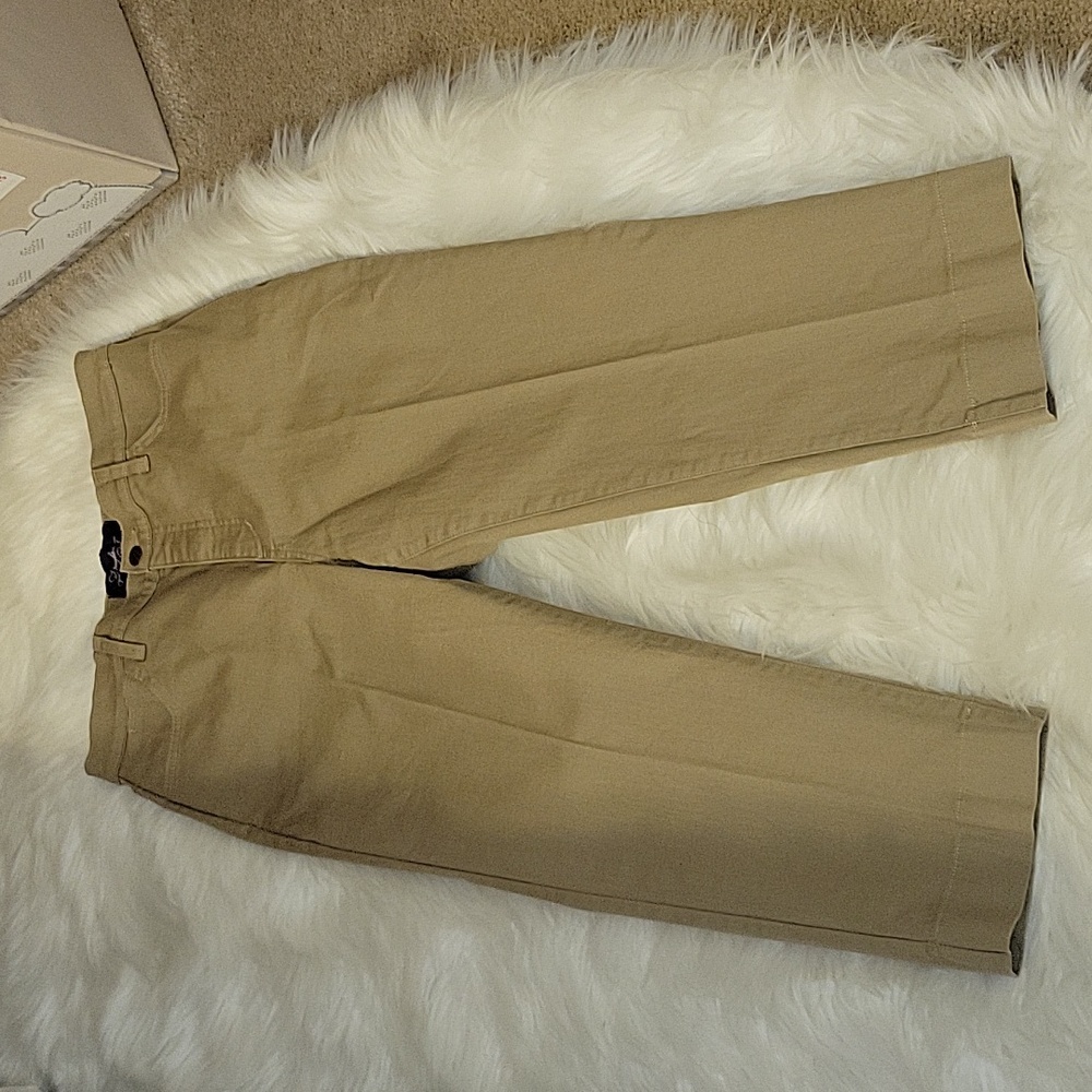 Not Your Daughter's Jeans Lift Tuck khaki stretch cropped jeans 5 pocket…8 EUC